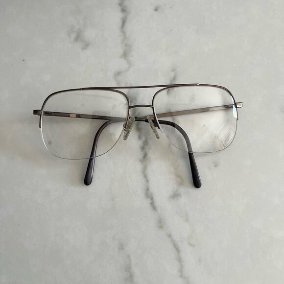 Marchon Flex Titanium Bronze Color Reading Glasses Frame, lightweight - Picture 2 of 8